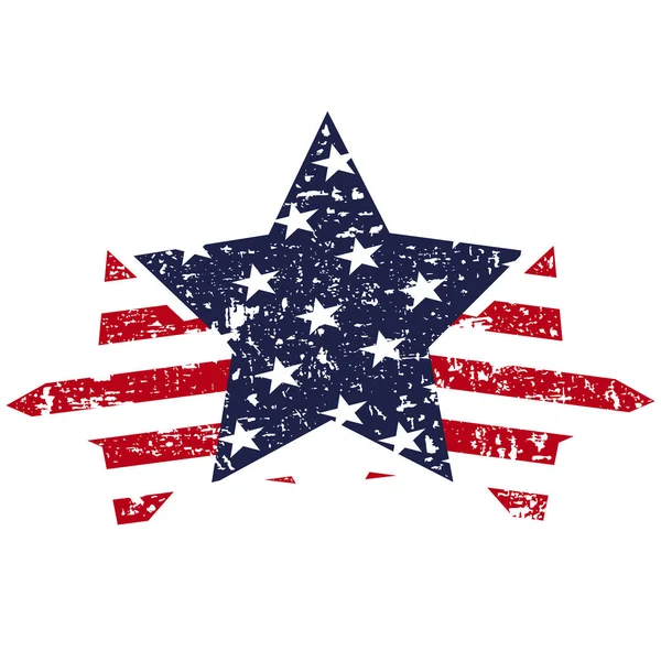 美国标志背景。矢量图 — 图库矢量图片