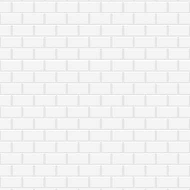 Beyaz seramik tuğla duvar