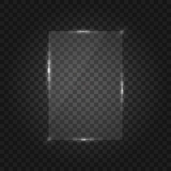 ガラスのバナーです。抽象的なベクトル illlustration — ストックベクタ