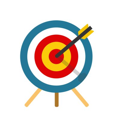 hedef simge beyaz arkaplanda izole edildi