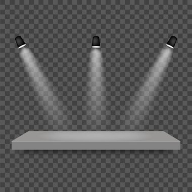 Sahne ışıkları Parlatıcı platformunda