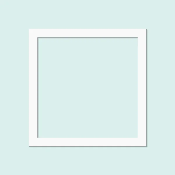 Pozadí bílý rámeček — Stockový vektor