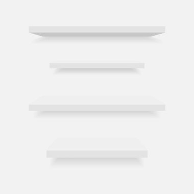 Gerçekçi plastik raf kümesi