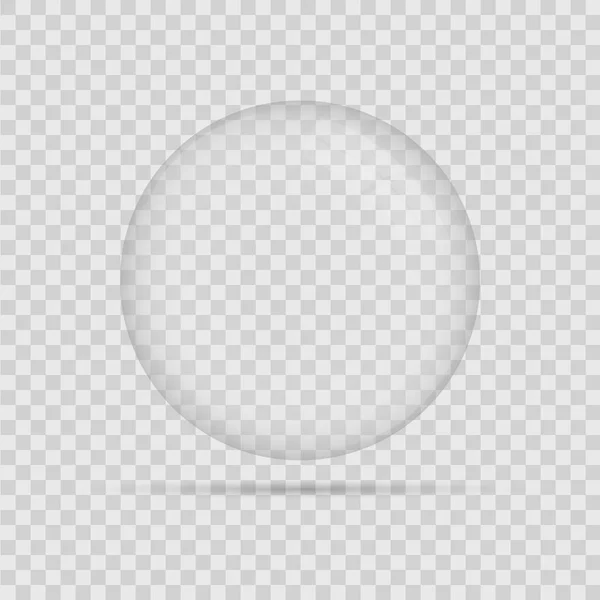 Glass sphere ball — Stock Vector