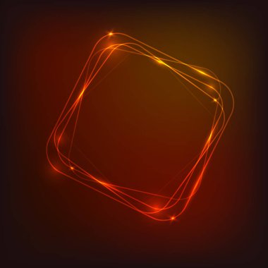 Soyut çizgi çerçeve ışık arka plan