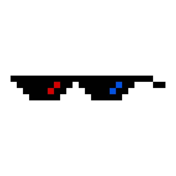 Lunettes cinéma Pixel — Image vectorielle