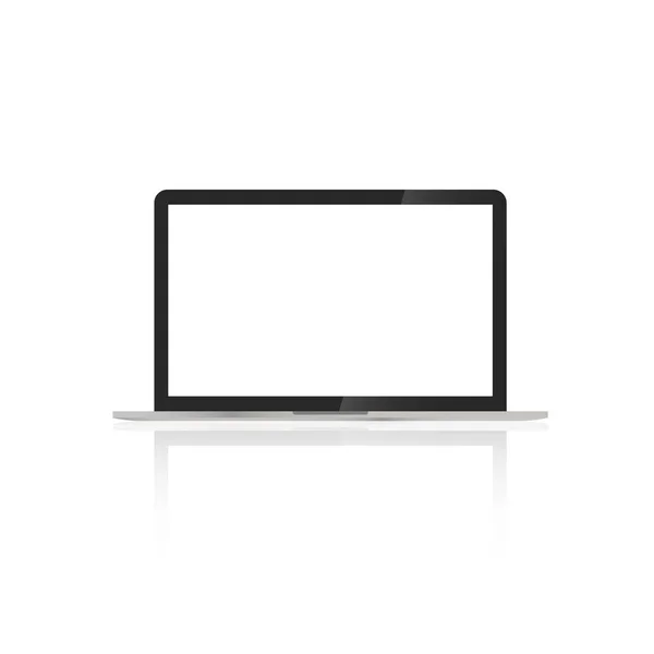 Realista zombar laptop — Vetor de Stock