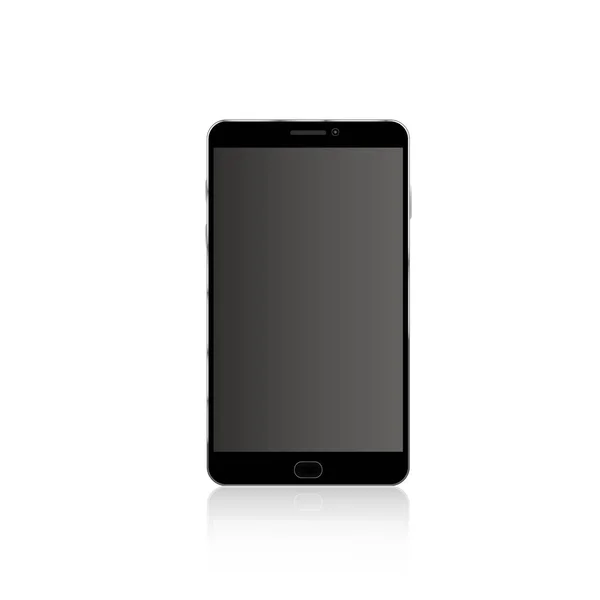 Fingere smartphone realistico — Vettoriale Stock