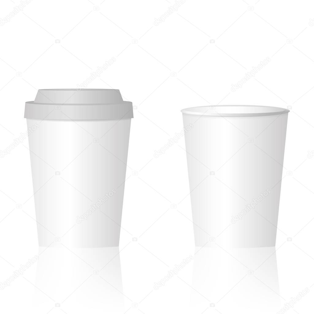 Mock up paper cup