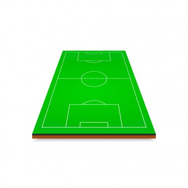 3D futbol futbol sahası