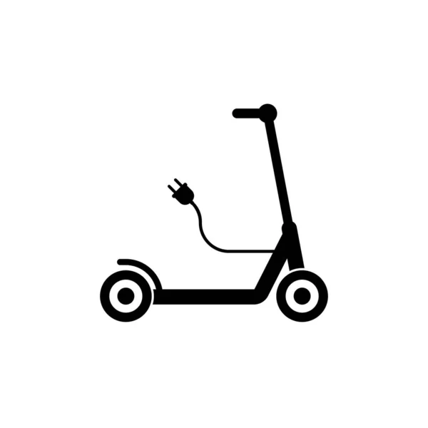 Electric scooter icon simple design — Stock Vector