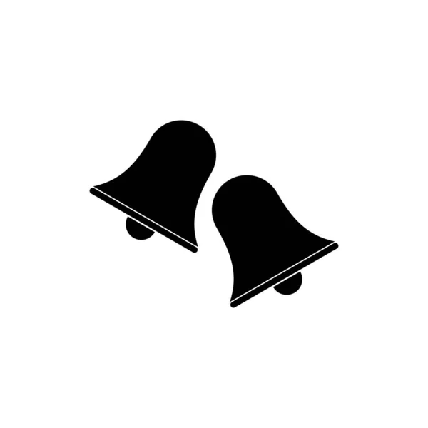Símbolo de ícone de sinos design simples — Vetor de Stock