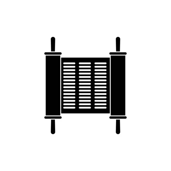 Icono de la Torá estilo plano diseño simple — Archivo Imágenes Vectoriales