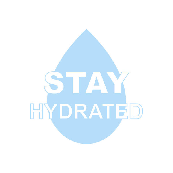 Оставайтесь гидратной надписью с иконкой падения
