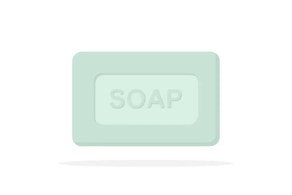 Soap Icon Flat Style Simple Design Vector — Stock Vector