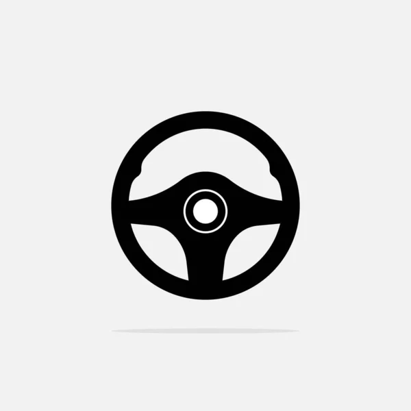 Steering Wheel Icon Simple Design Vector Eps10 — Stock Vector