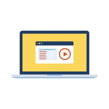 Çevrimiçi eğitim video mesafesi öğrenimi. Eğitim kavramı