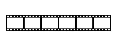 Film şeridi simgesi basit tasarım