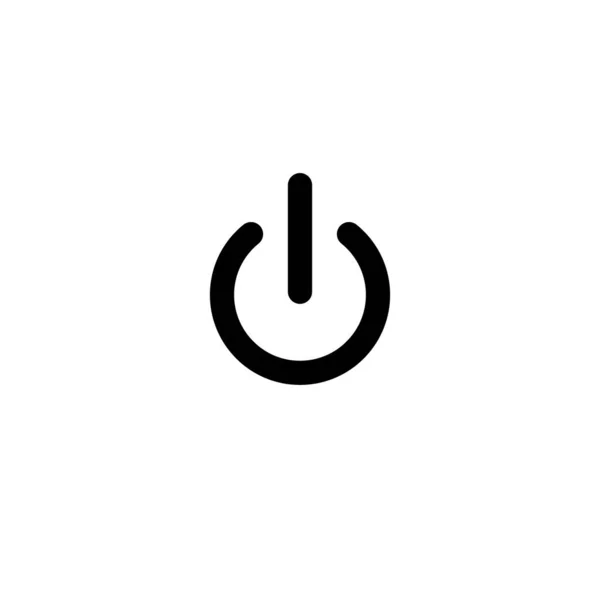 Выключите Значок Знака Простой Дизайн Векторный Eps10 — стоковый вектор
