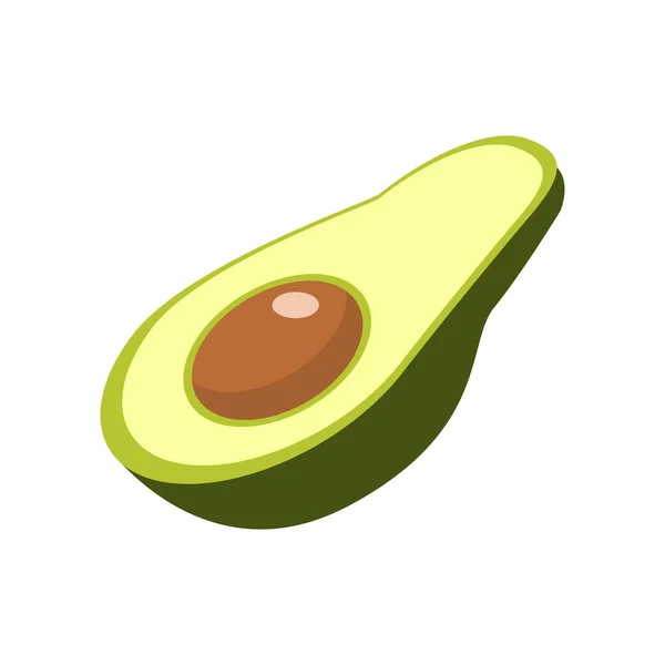 Avocado Icon Isometric Style Mexican Food Organic Healthy Food Icon — Stock Vector