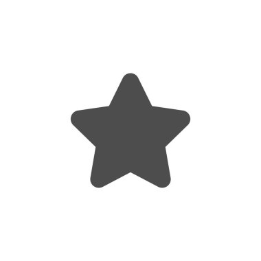 Yıldız ikonu. Mükemmel ağ ve mobil konsept için favori, derecelendirme, en iyi semboller.