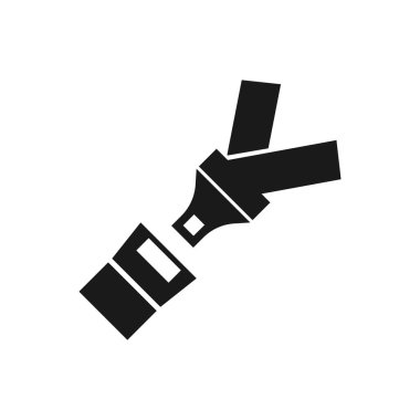 Emniyet kemeri ikonu. Emniyet kemeri ikonu. Modern mobil ve web konsepti için emniyet kemeri illüstrasyonu.