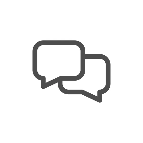 Ilustración de iconos de burbujas de voz. Burbuja de chat, iconos de mensajes para diseños de interfaz de usuario web y aplicaciones móviles modernos . — Vector de stock