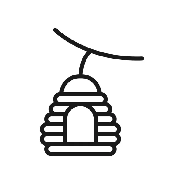 Εικόνα κυψέλης. Εικονίδιο διανύσματος. Apiary, μελισσοκομία, μελισσοκομία, απλό σήμα σύμβολο μέλι για σύγχρονο web και κινητό σχεδιασμό — Διανυσματικό Αρχείο