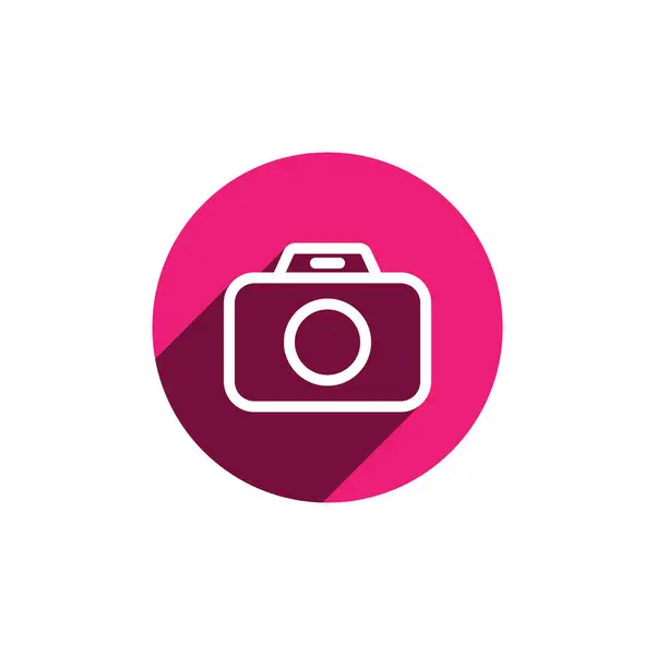 Icona fotografica. Icona della fotocamera fotografica. Fai una foto, un simbolo fotografico. Concetto fotografico per i moderni progetti web e mobile UI . — Foto Stock