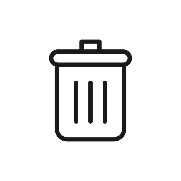 記号を削除します。ゴミ箱、ゴミ箱、ゴミ箱のアイコン。ゴミ箱は、完璧なモバイルとWeb UIデザインのシンボルを削除することができます. — ストック写真