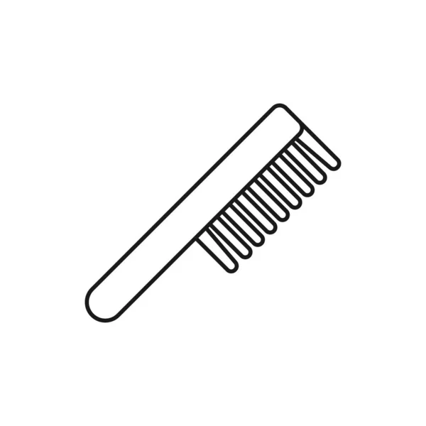 Ikona hřebenu. Ikona plochého hřebenu každý den. Beauty Salon & Barber ilustrace pro perfektní mobilní a web koncept. — Stock fotografie