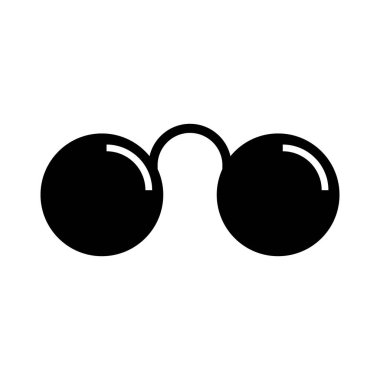 Güneş gözlüğü simgesi modada. Şık gözlükler, mükemmel moda konsepti için gözlük sembolleri. Web ve mobil tasarımlar için harika bir aksesuar.