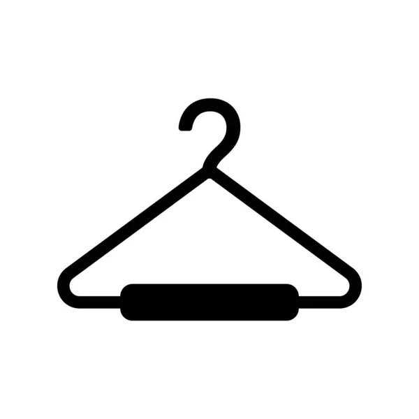 Піктограма Вішалки Одягу Стилі Лінії Знак Вішалки Пальто Концепція Роздрібної — стоковий вектор