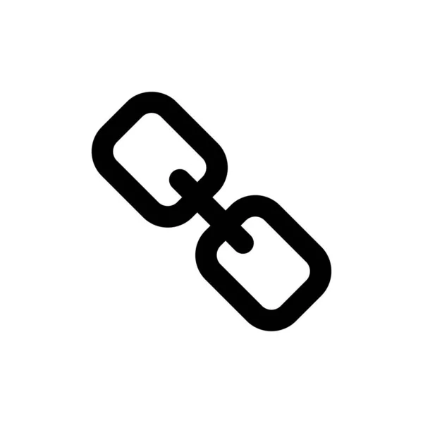 Link Symbol Kettensymbol Hyperlink Web Link Illustrationen — Stockvektor