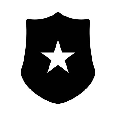 Polis memuru lahana ikonu. Kolluk kuvvetleri, koruma işareti. Satır tasarımı.