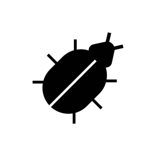 流行线条风格的Bug图标 — 图库矢量图片