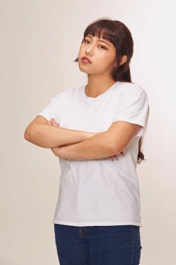 Kız Model İfade ve Duruşu