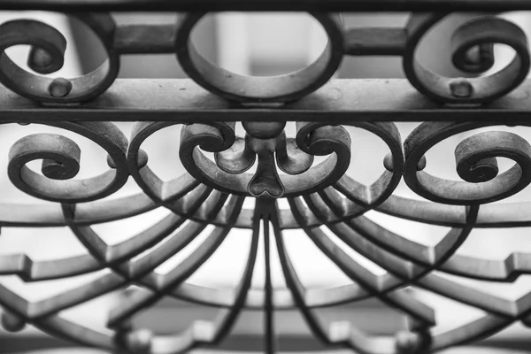 Steel Fence BW Royalty Free Stock Photos