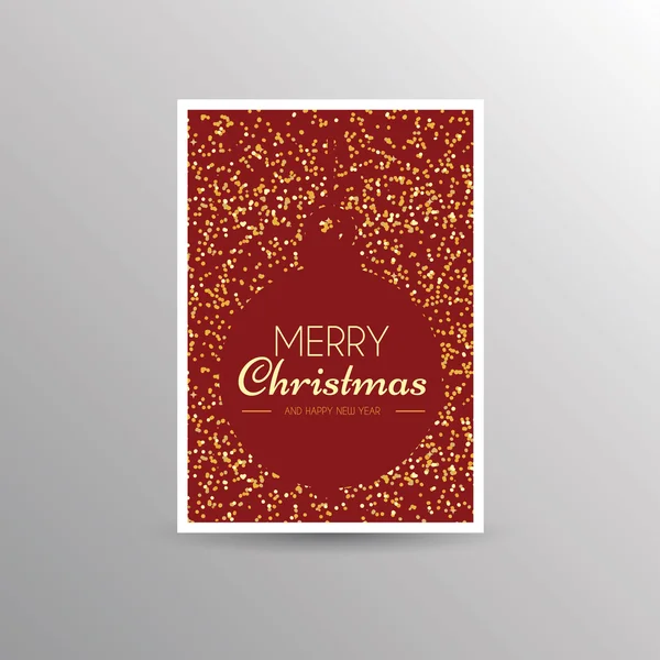 Christmas card template — Stock Vector