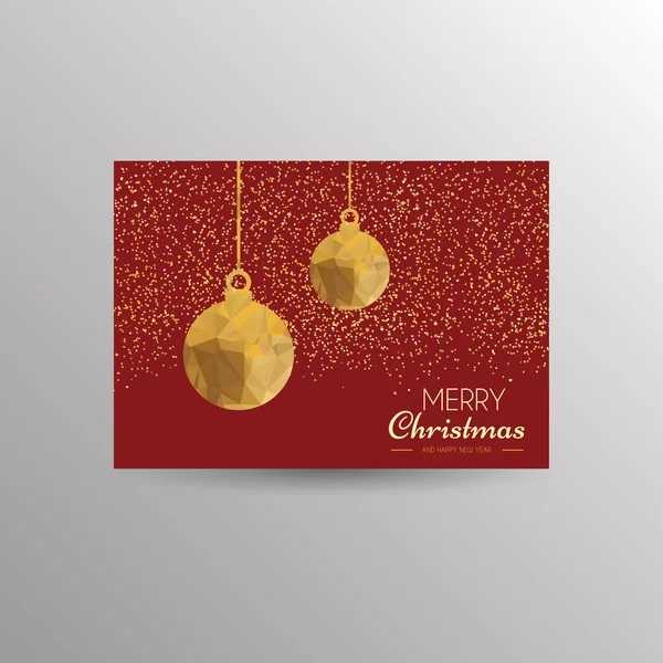 Karácsonyi kártya sablon — Stock Vector