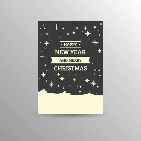 Christmas card template — Stock Vector