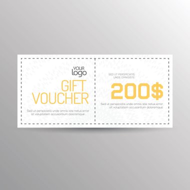 Hediye çeki şablonu