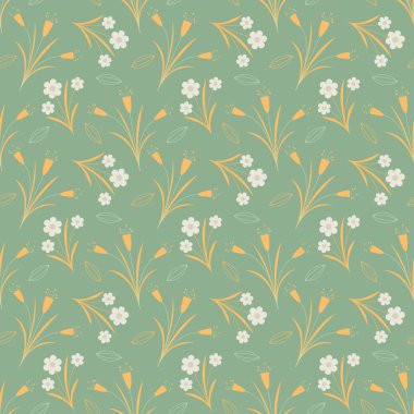 Kusursuz çiçek deseni