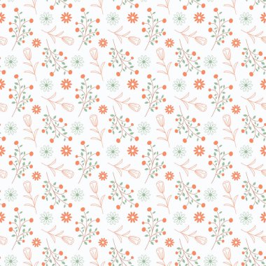 Kusursuz çiçek deseni