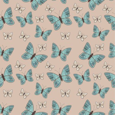 Dikişsiz kelebek deseni