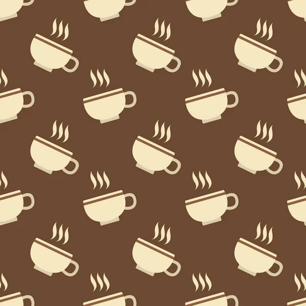 Modèle de café sans couture — Image vectorielle