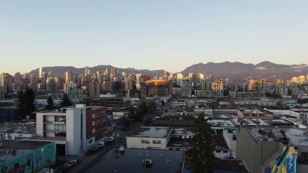 Офисный Район Ванкувера — стоковое видео