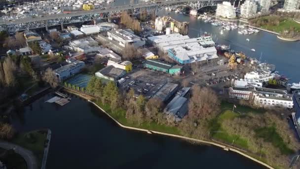 Vuele Sobre Isla Granville Puente Granville — Vídeo de stock