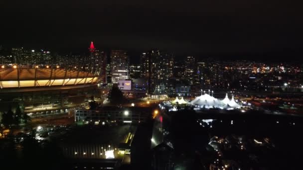 Éloignez Vous Place Cirque Soleil Dessus False Creek — Video