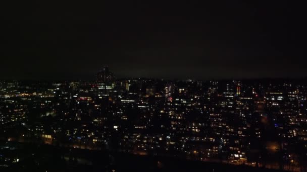 Hôpital Vancouver Dans Nuit — Video